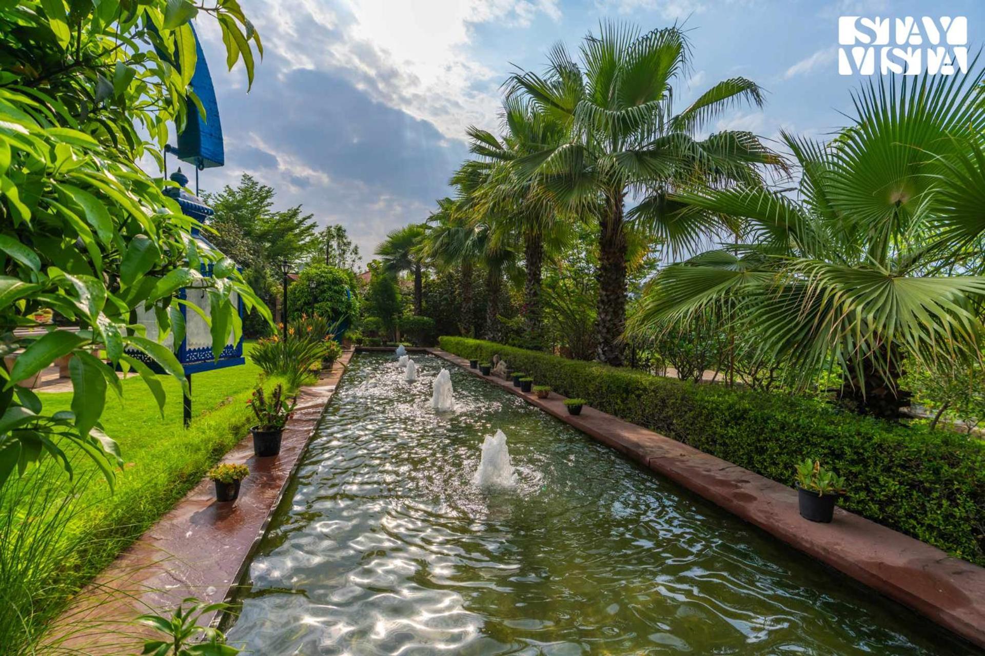 Stayvista At Maple Farms With Pool, Bbq & Bonfire Sohna Dış mekan fotoğraf
