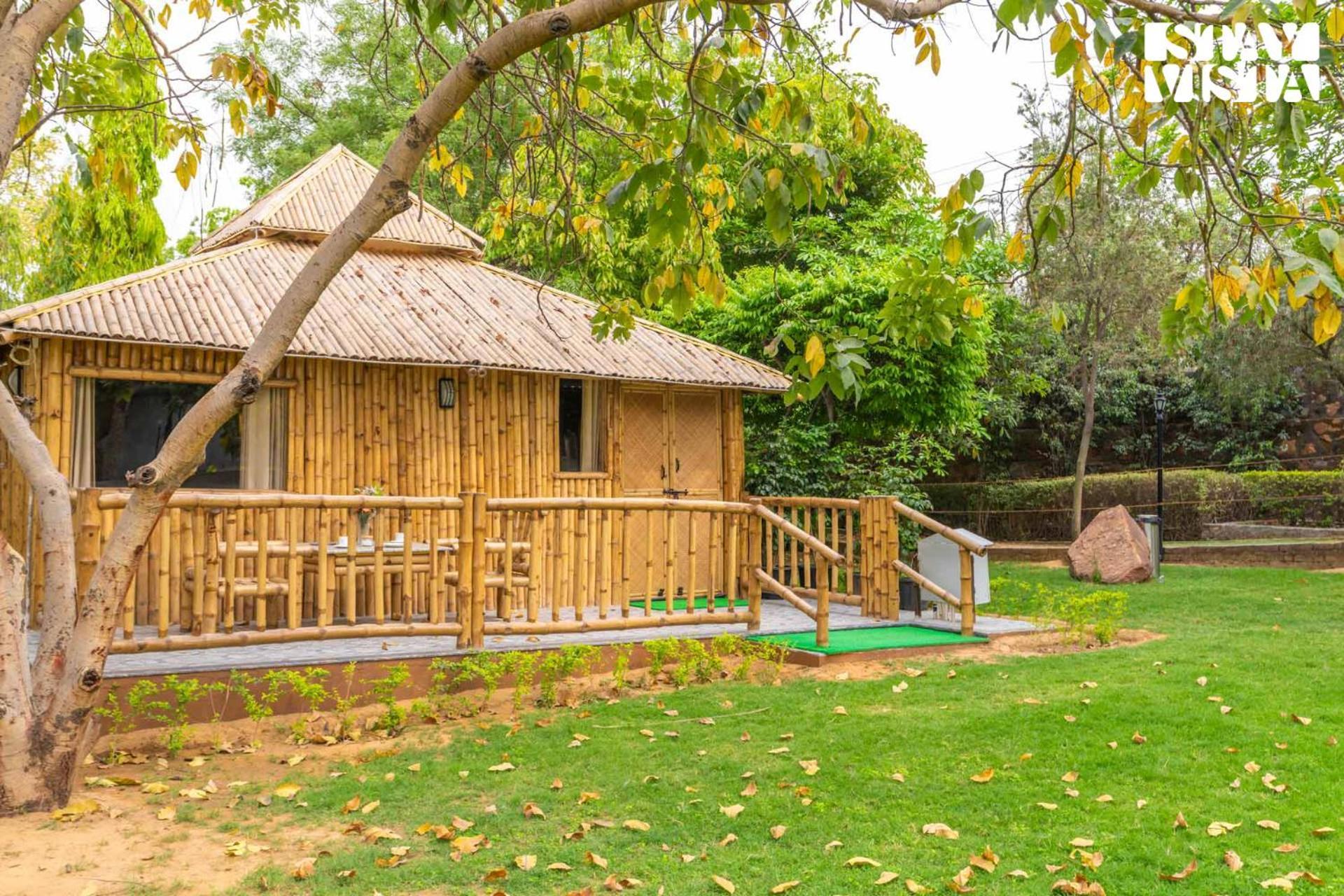 Stayvista At Maple Farms With Pool, Bbq & Bonfire Sohna Dış mekan fotoğraf